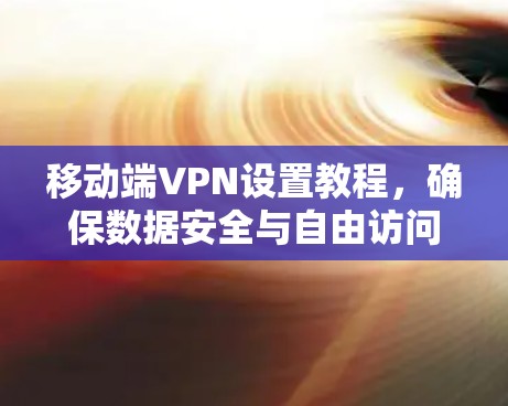 移动端VPN设置教程，确保数据安全与自由访问