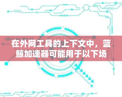 在外网工具的上下文中，蓝鲸加速器可能用于以下场景