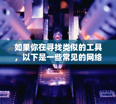 如果你在寻找类似的工具，以下是一些常见的网络游戏加速器或优化工具
