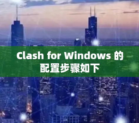 Clash for Windows 的配置步骤如下