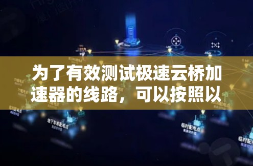 为了有效测试极速云桥加速器的线路，可以按照以下步骤进行