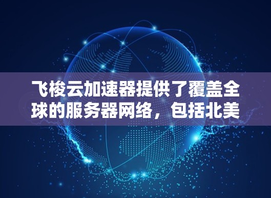 飞梭云加速器提供了覆盖全球的服务器网络，包括北美、欧洲、东亚和东南亚等主要地区，以满足用户在不同地区的需求。以下是关于飞梭云海外服务器的一些关键信息